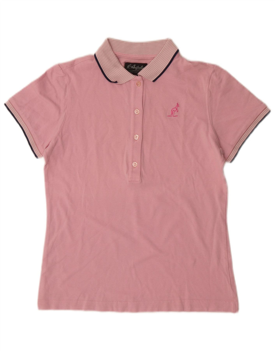 AUSTRALIAN L'ALPINA Womens Polo Shirt IT 42 Medium Pink