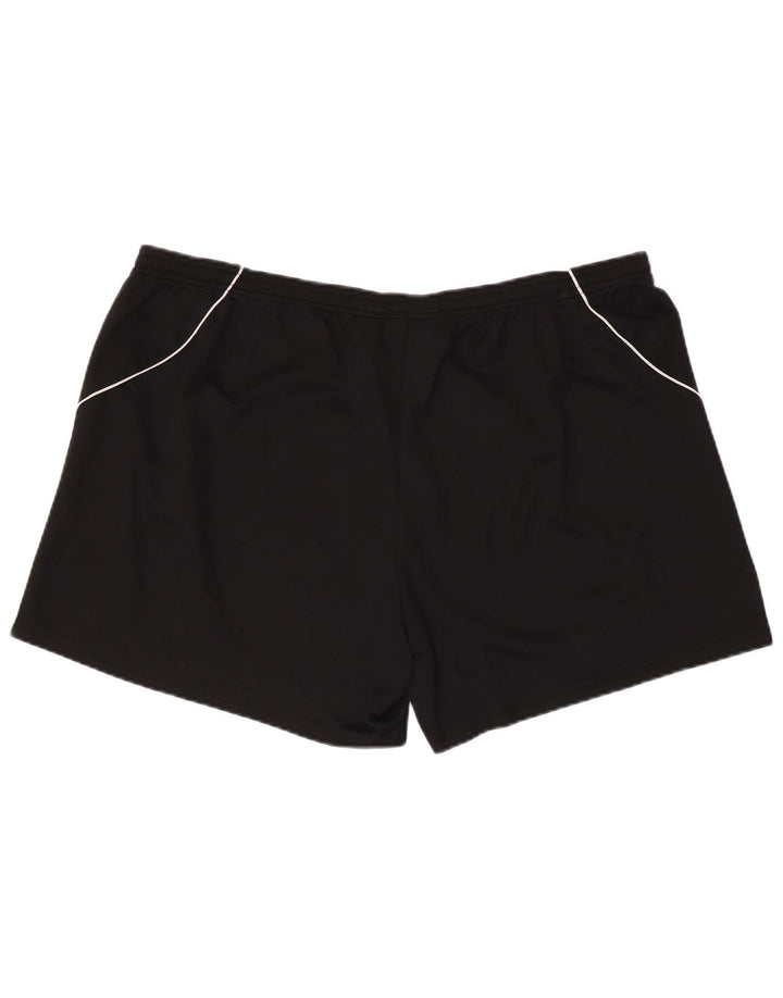 Adidas Womens Climalite Sport Shorts UK 20 2XL Black Polyester