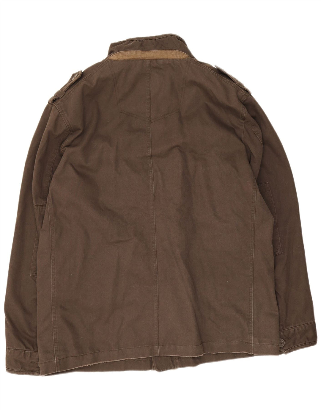 Fat Face Mens Utility Jacket UK 42 XL Brown Cotton