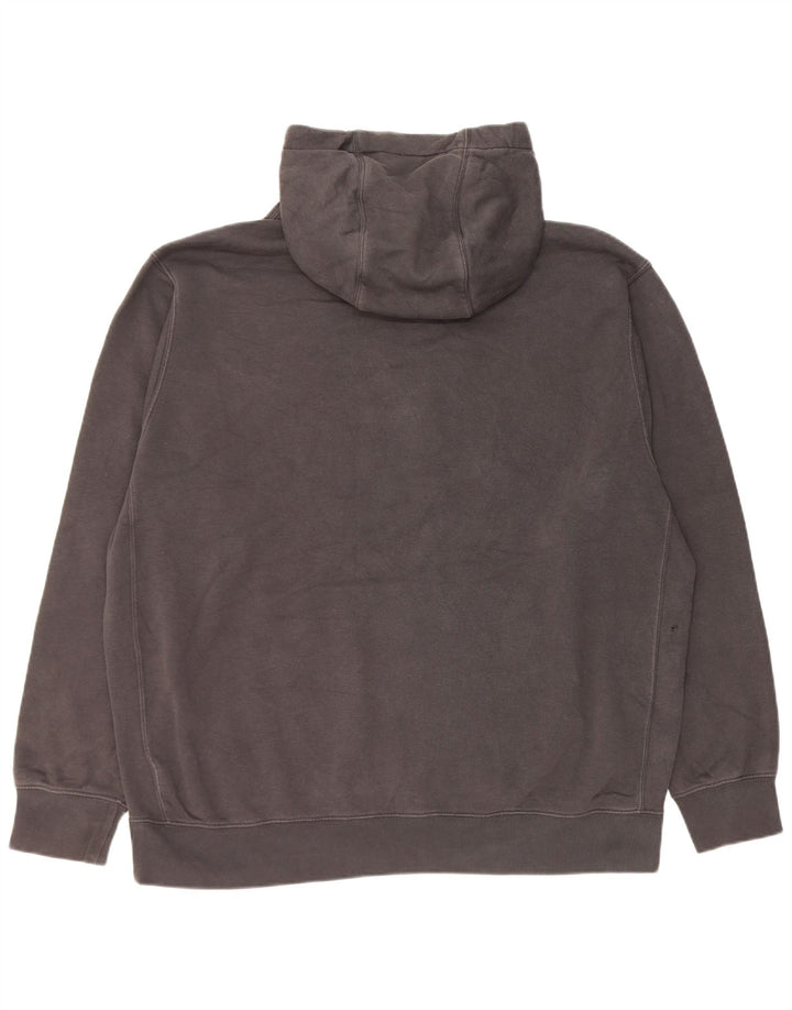 Nike Mens Graphic Hoodie Jumper XL Grey Cotton