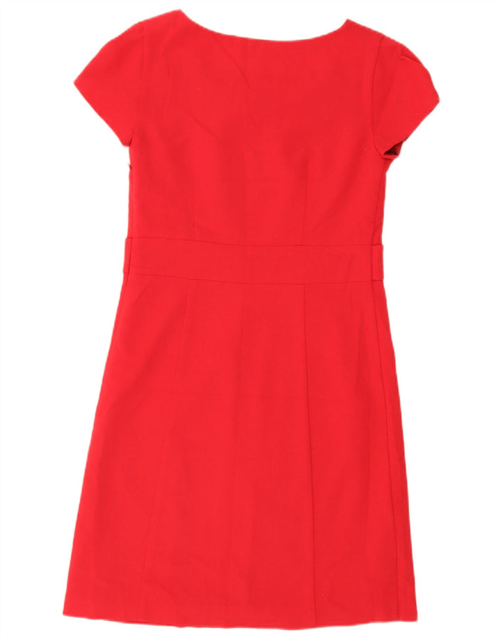 Laura Ashley Womens A-Line Dress UK 8 Small Red Polyester