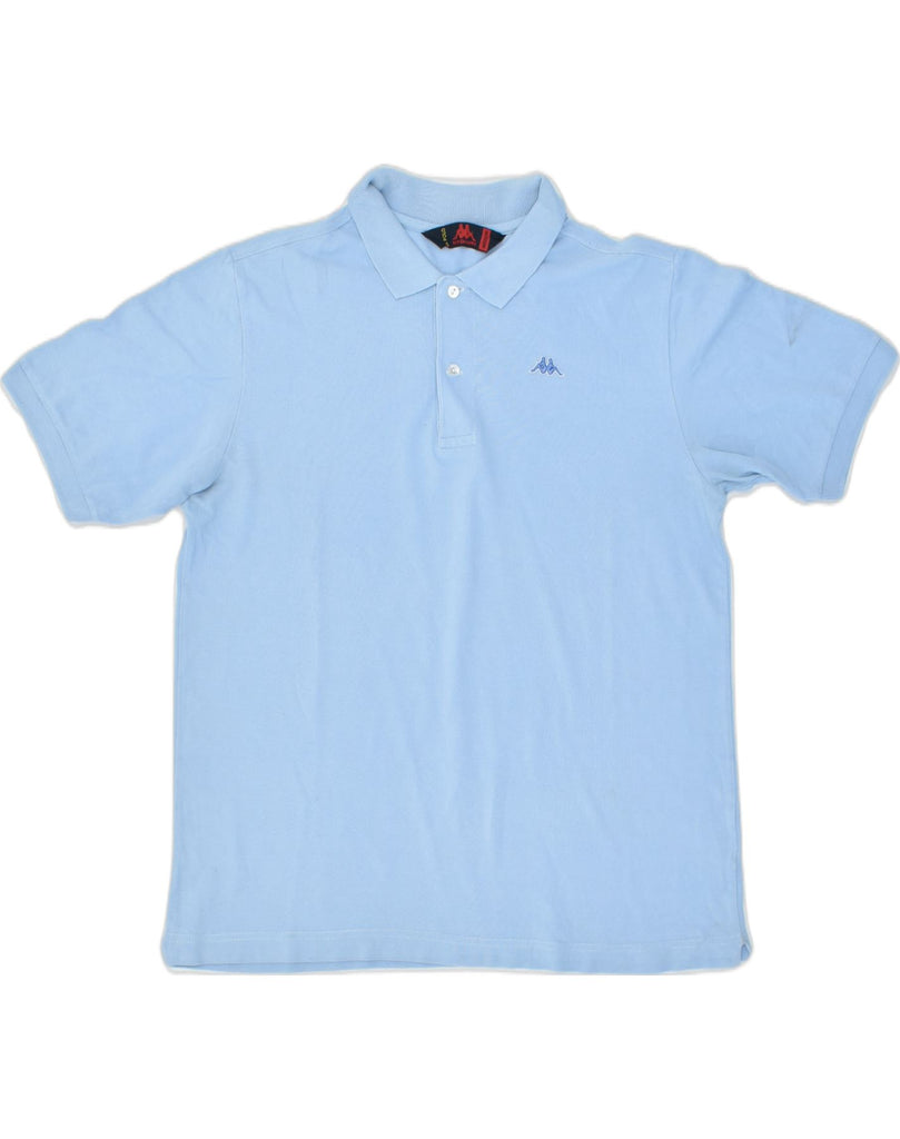 KAPPA Mens Polo Shirt Medium Blue Cotton | Vintage | Thrift | Second-Hand | Used Clothing | Messina Hembry 