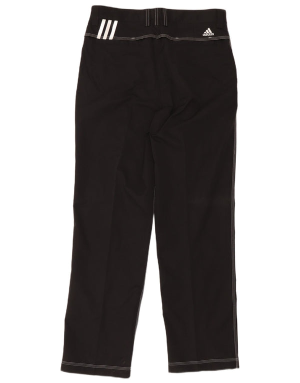 Adidas Mens Climacool Straight Chino Trousers W34 L32 Black Polyester