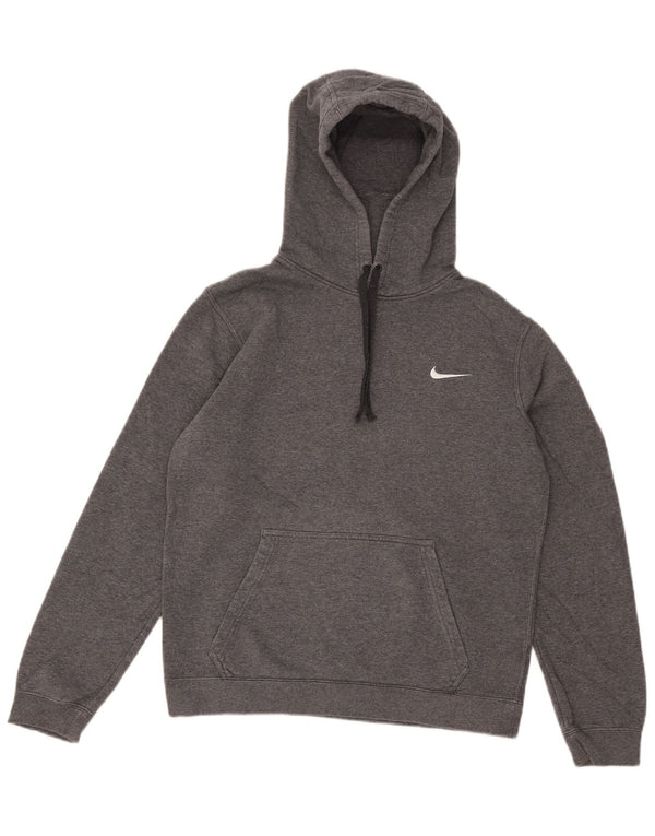 Nike Mens Hoodie Jumper Small Grey Flecked Cotton