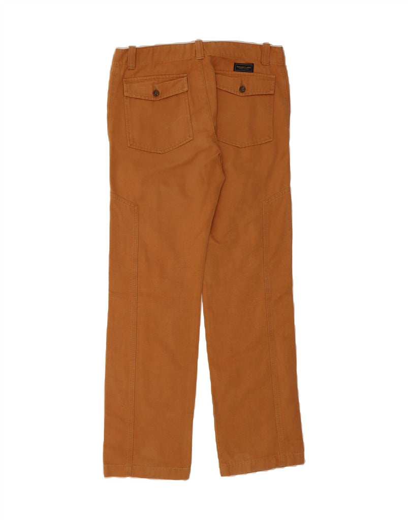 MARLBORO CLASSICS Mens Straight Chino Trousers EU 50 Large W34 L34 Orange Vintage Marlboro Classics and Second-Hand Marlboro Classics from Messina Hembry 