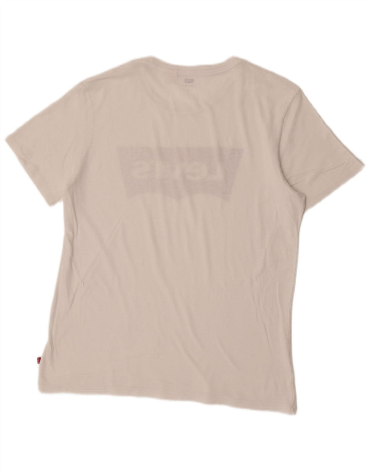 Levi's Mens Graphic T-Shirt Top Large White