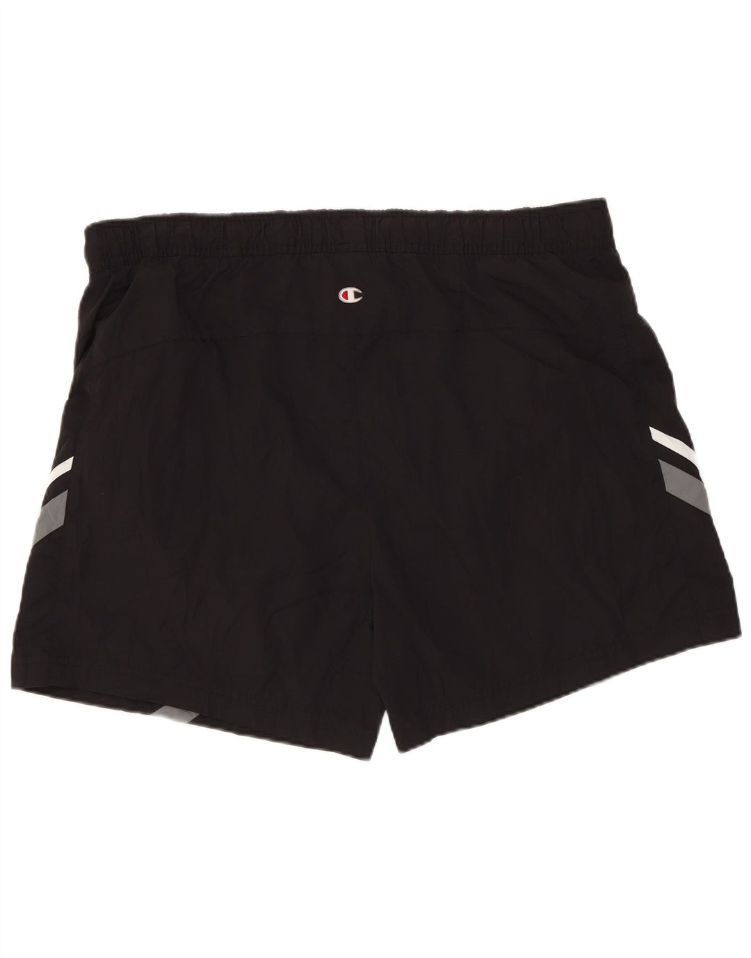 CHAMPION Mens Swimming Shorts Large  Black Colourblock Polyester