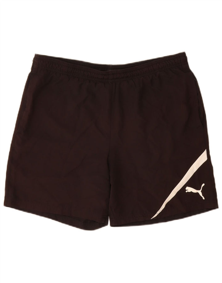 Puma Mens Swimming Shorts Medium Black Polyester