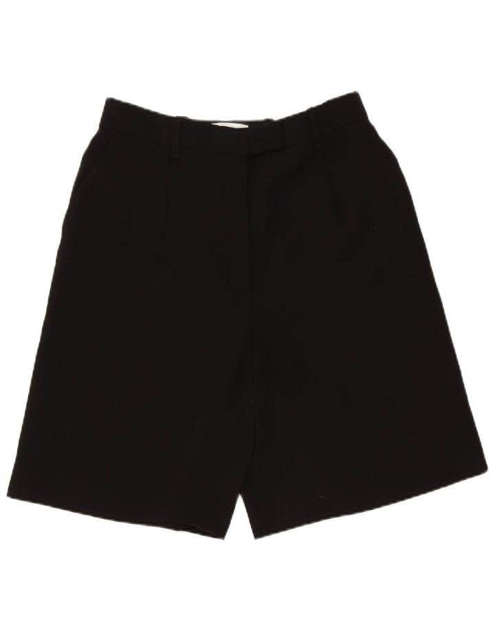 Zara Womens Chino Shorts XL W32  Black Polyester
