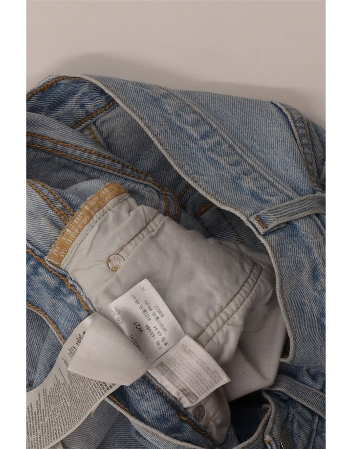 Levi's Womens Denim Shorts W27 Small Blue Cotton