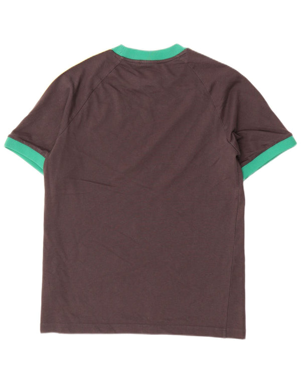 Adidas Mens Jamaica T-Shirt Top Medium Grey Colourblock Cotton