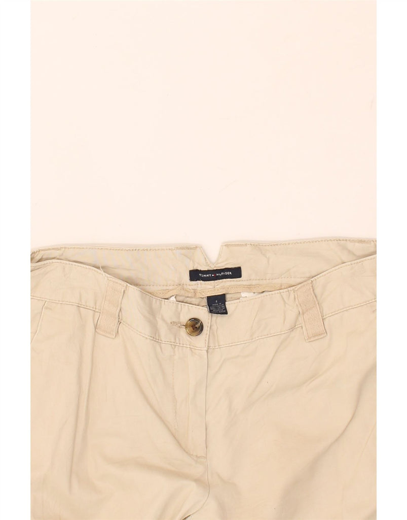 TOMMY HILFIGER Womens Straight Chino Trousers US 4 Small W27 L32 Beige | Vintage Tommy Hilfiger | Thrift | Second-Hand Tommy Hilfiger | Used Clothing | Messina Hembry 