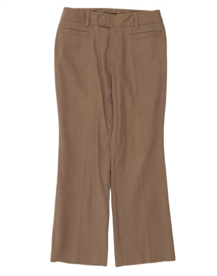 EDDIE BAUER Womens Blakely Fit Casual Trousers US 6 Medium W30 L30 Brown