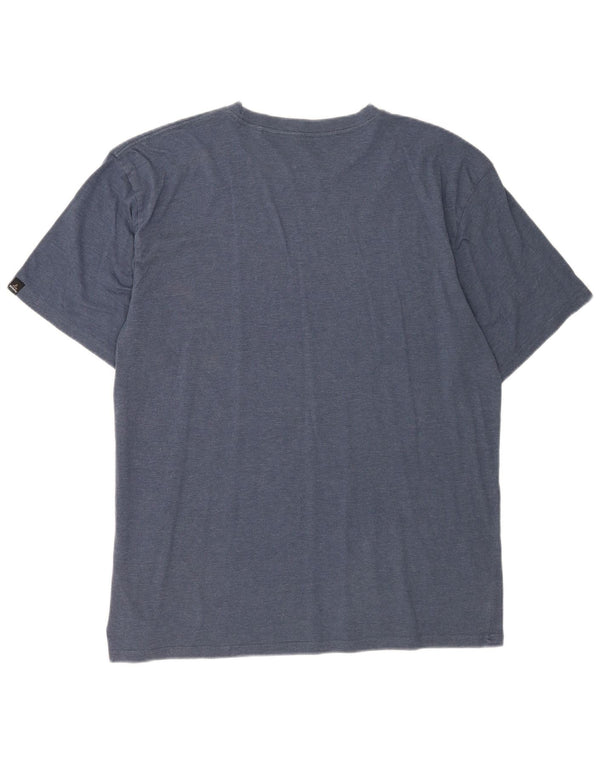 Prana Mens T-Shirt Top 2XL Navy Blue Flecked