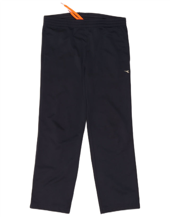 Diadora Mens Tracksuit Trousers Small  Navy Blue Polyester