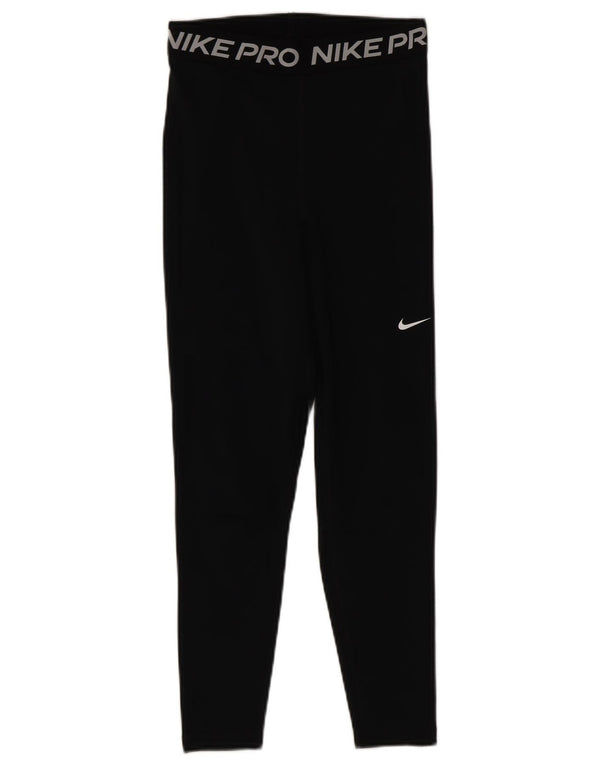 Nike Womens Capri Leggings UK 10 Small  Black Sports