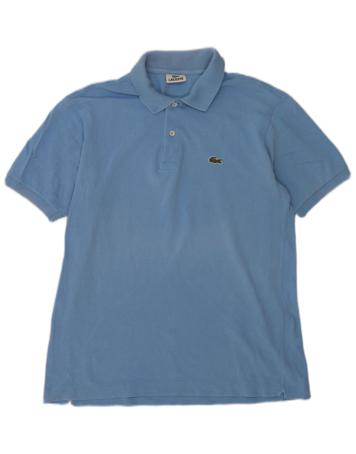 Lacoste Mens Polo Shirt Size 4 Medium Blue