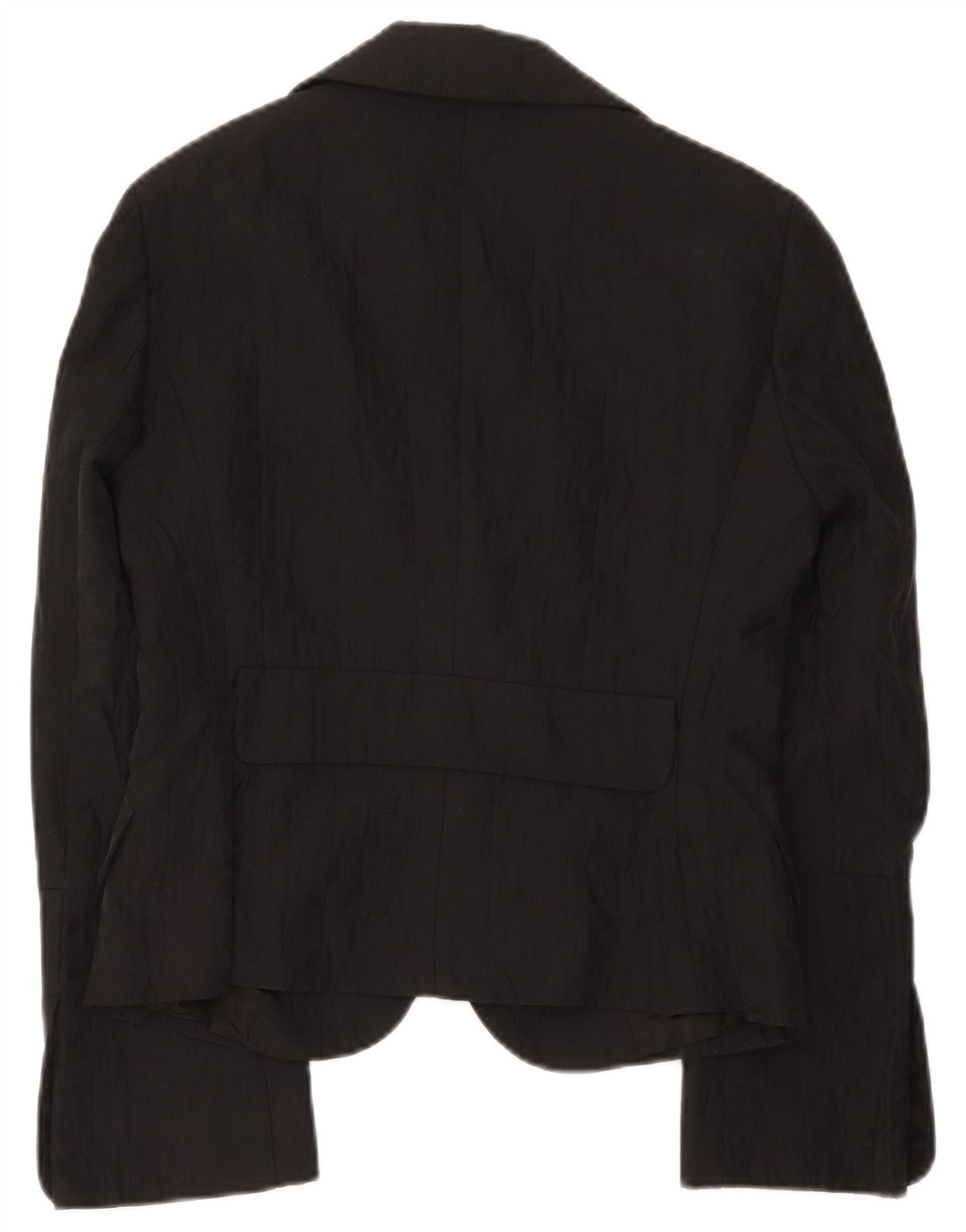 Max & Co. Womens 2 Button Blazer Jacket UK 14 Large Black Cotton