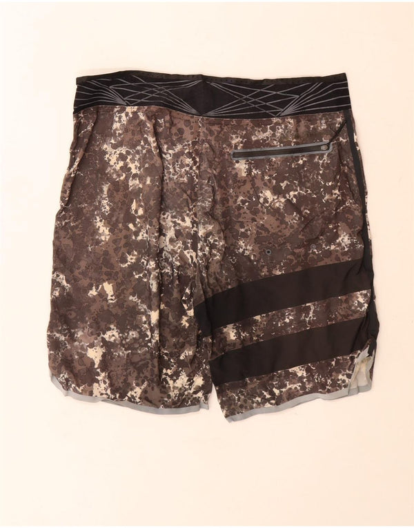 Hurley Mens Graphic Swimming Shorts Medium  Grey Camouflage