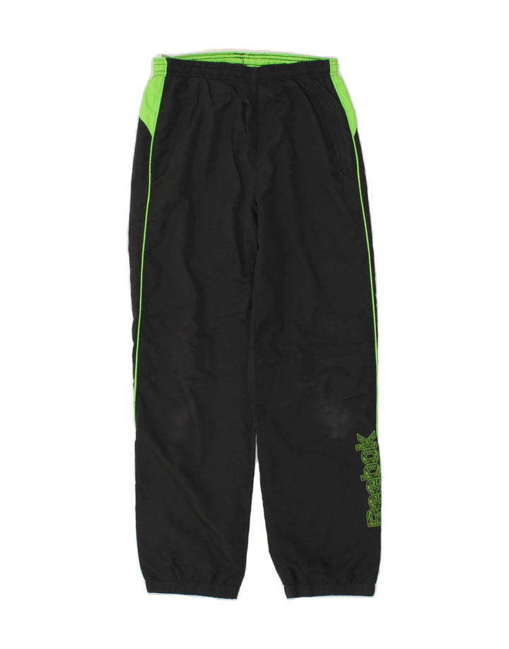 REEBOK Boys Graphic Tracksuit Trousers Joggers 11-12 Years Grey Vintage Reebok and Second-Hand Reebok from Messina Hembry 