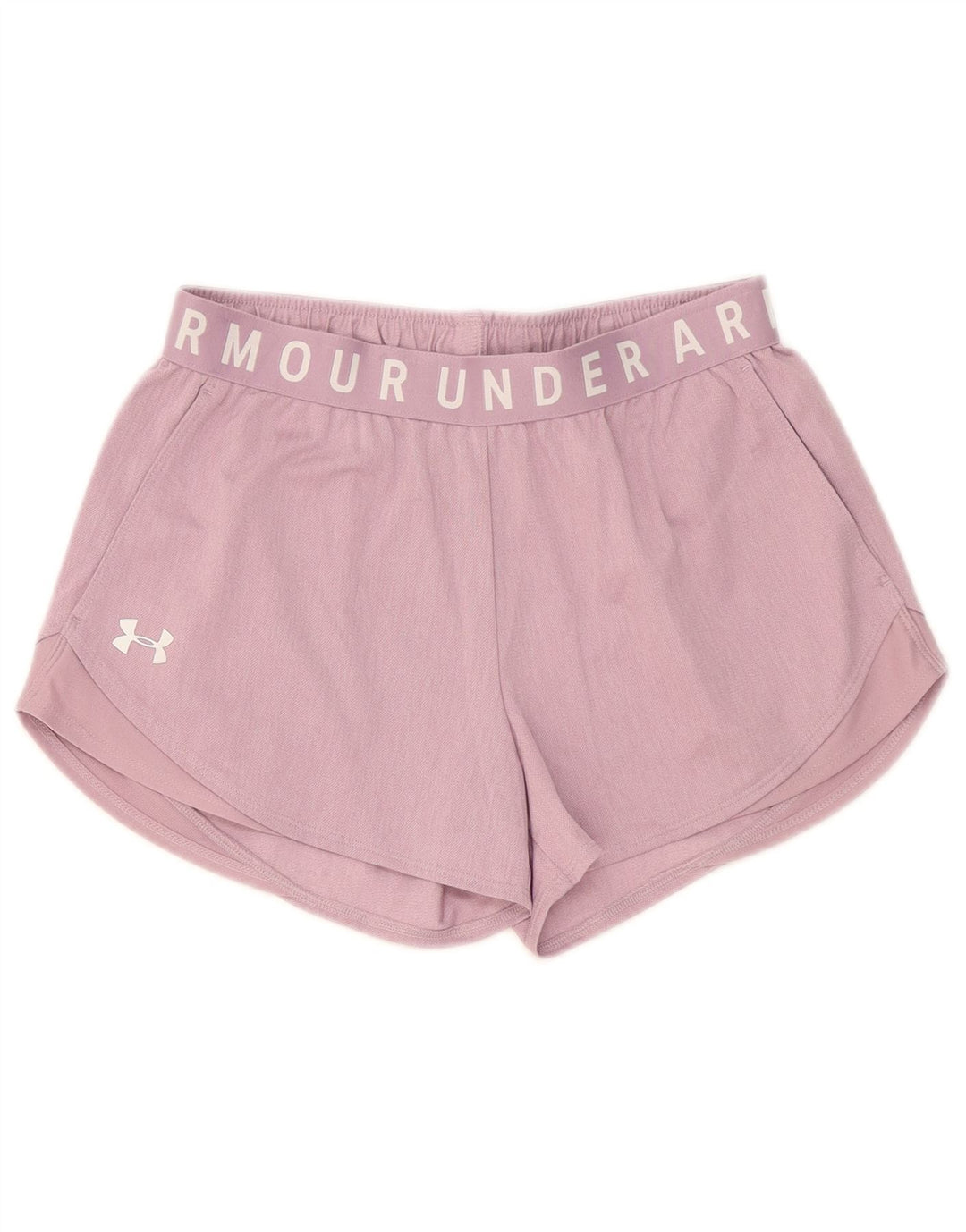 Under Armour Womens Graphic Sport Shorts UK 10 Small Pink Polyester