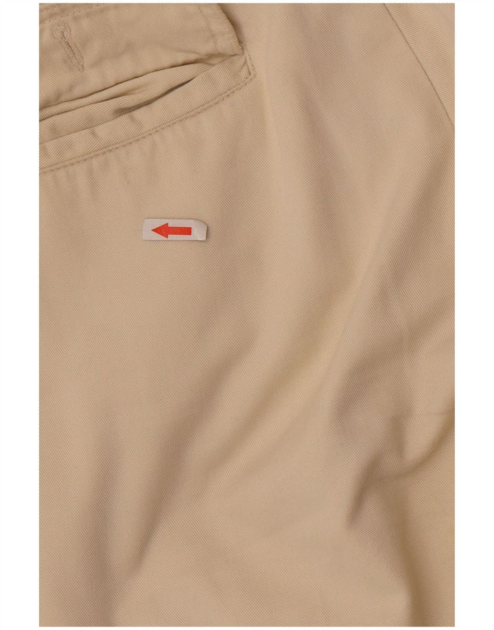 Peter Hadley Mens Pegged Chino Trousers IT 48 Medium W32 L33 Beige Cotton