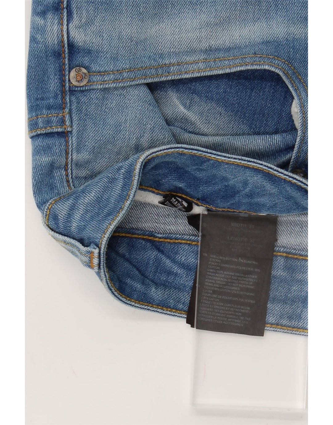 G-STAR Womens Straight Jeans  W31 L32 Blue Cotton Vintage G-Star and Second-Hand G-Star from Messina Hembry 