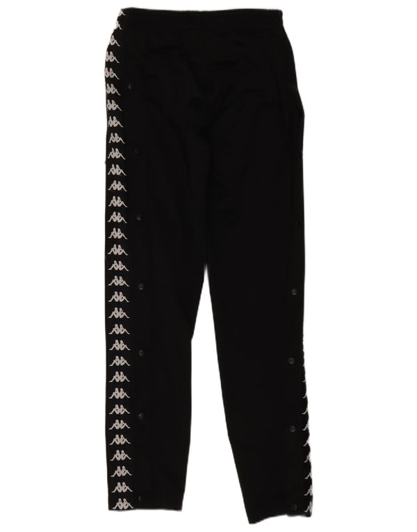 Kappa Mens Graphic Tracksuit Trousers Small Black