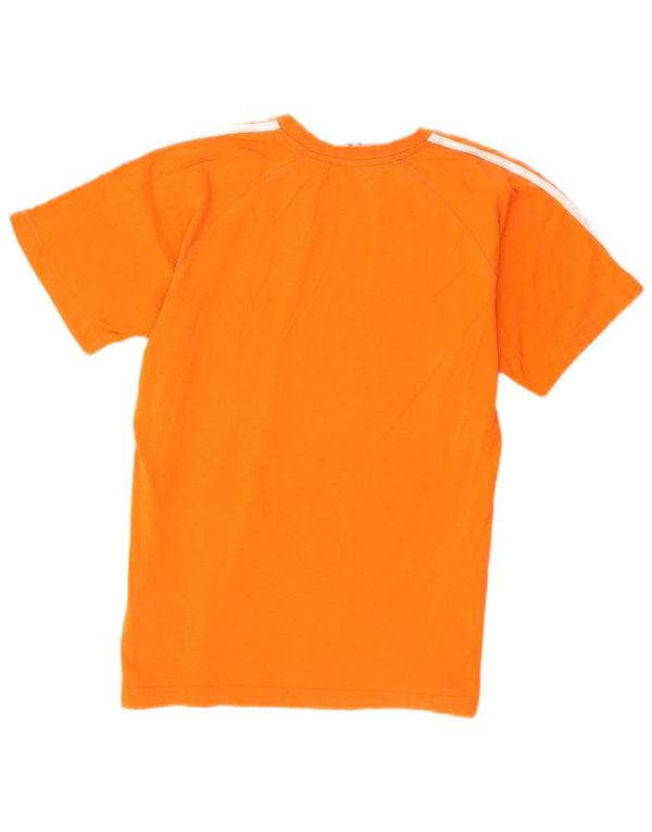 Adidas Boys T-Shirt Top 15-16 Years XL Orange Cotton Sports
