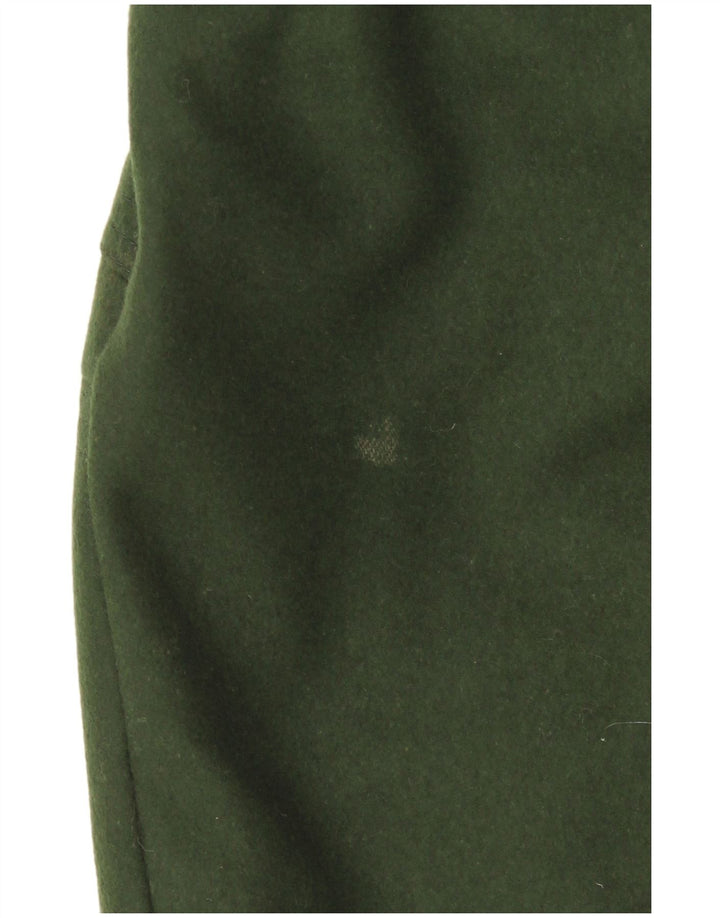 Navigare Mens Overcoat UK 40 Large Green Wool