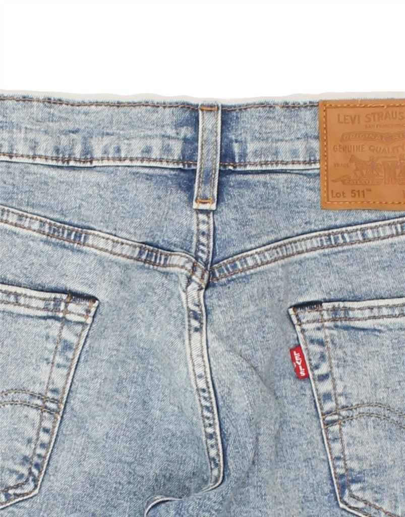 LEVI'S Mens 511 Denim Shorts W29 Small Blue Cotton | Vintage Levi's | Thrift | Second-Hand Levi's | Used Clothing | Messina Hembry 