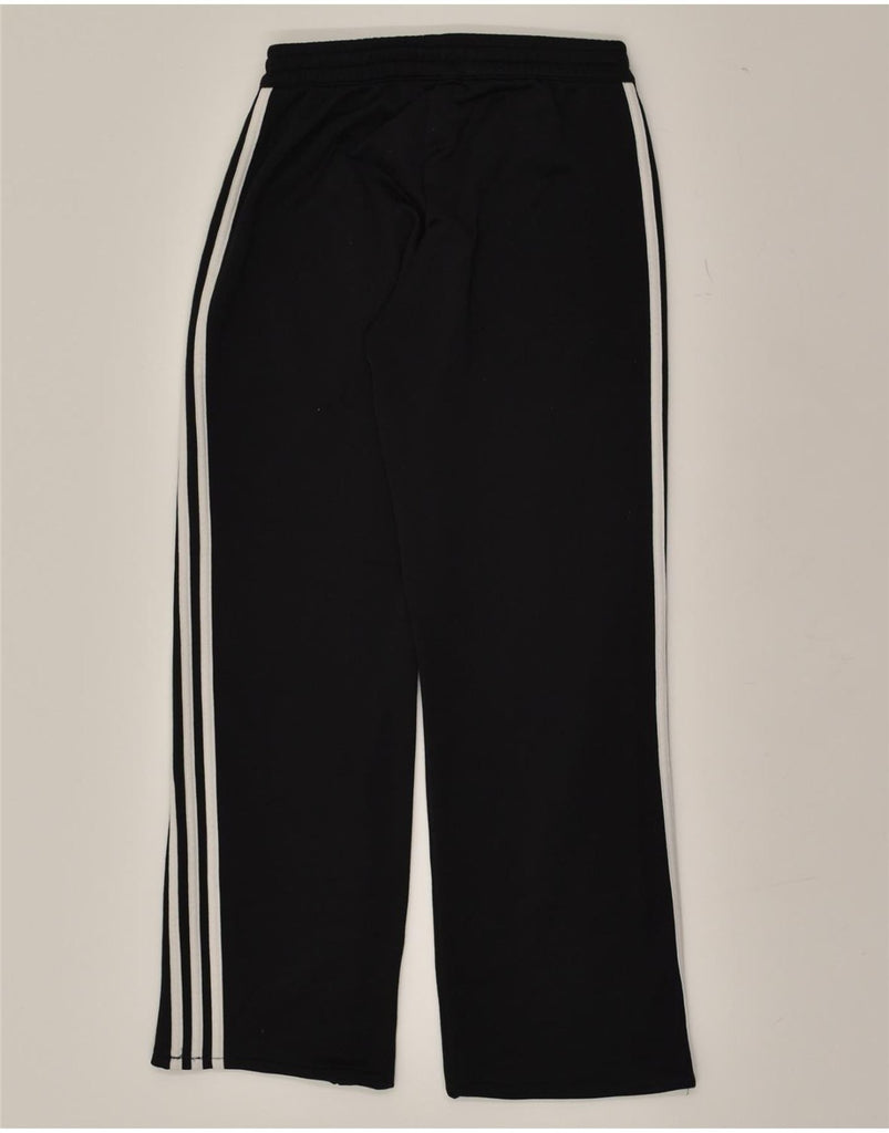ADIDAS Womens Tracksuit Trousers UK 8 Small Black Cotton | Vintage Adidas | Thrift | Second-Hand Adidas | Used Clothing | Messina Hembry 
