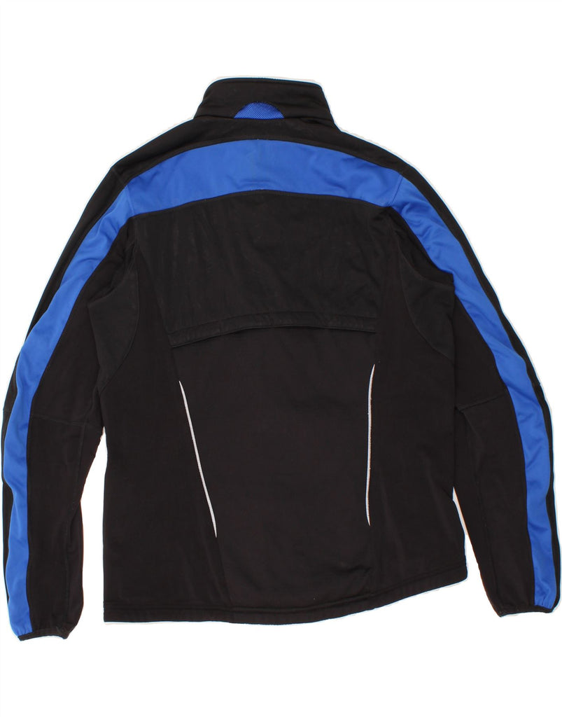 ADIDAS Mens Tracksuit Top Jacket Medium Black Colourblock Vintage Adidas and Second-Hand Adidas from Messina Hembry 