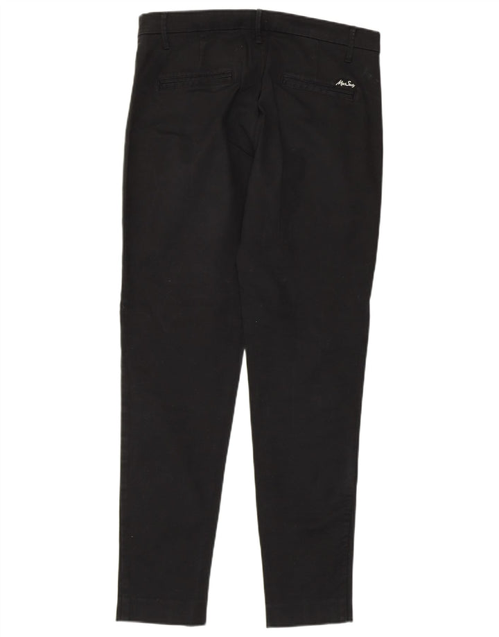 MISS SIXTY Womens Skinny Chino Trousers W26 L28 Black Cotton