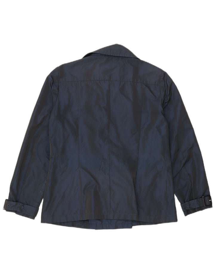 i Blues Womens Short Double Breasted Pea Coat UK 12 Medium Navy Blue