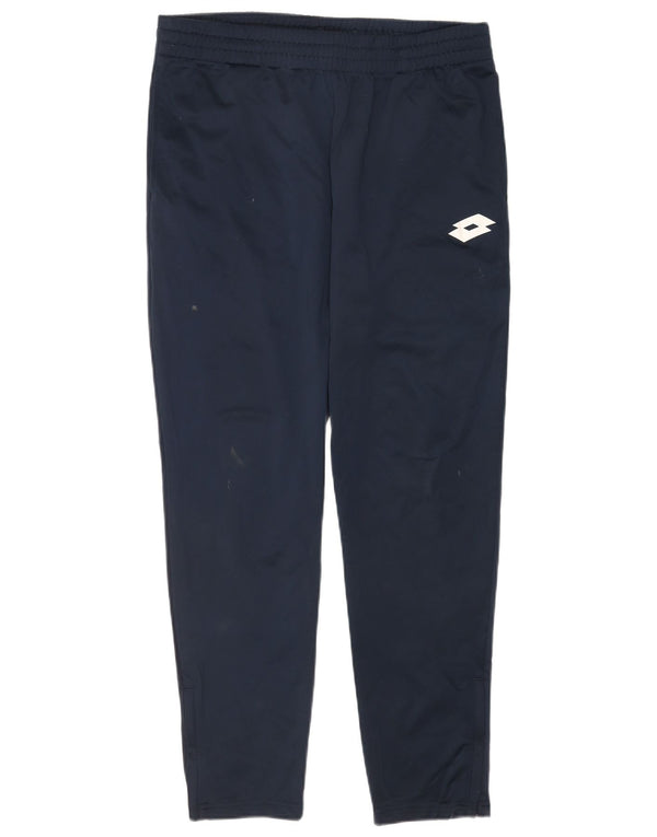 Lotto Mens Tracksuit Trousers Large Navy Blue Polyester
