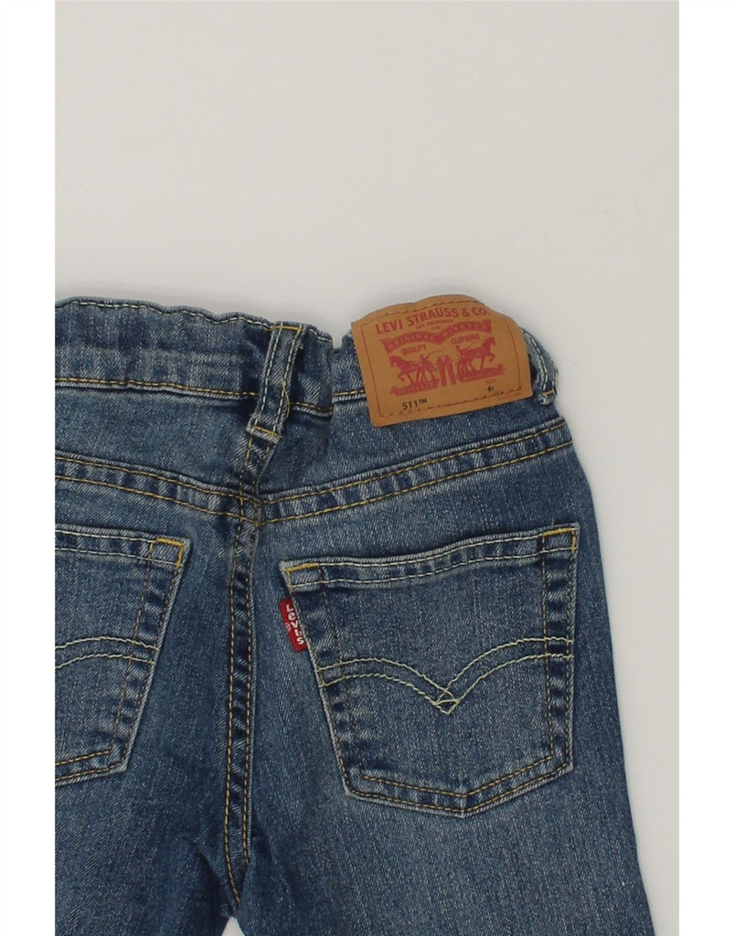 LEVI'S Girls 511 Wide Leg Jeans 3-4 Years W20 L15  Blue Cotton | Vintage Levi's | Thrift | Second-Hand Levi's | Used Clothing | Messina Hembry 