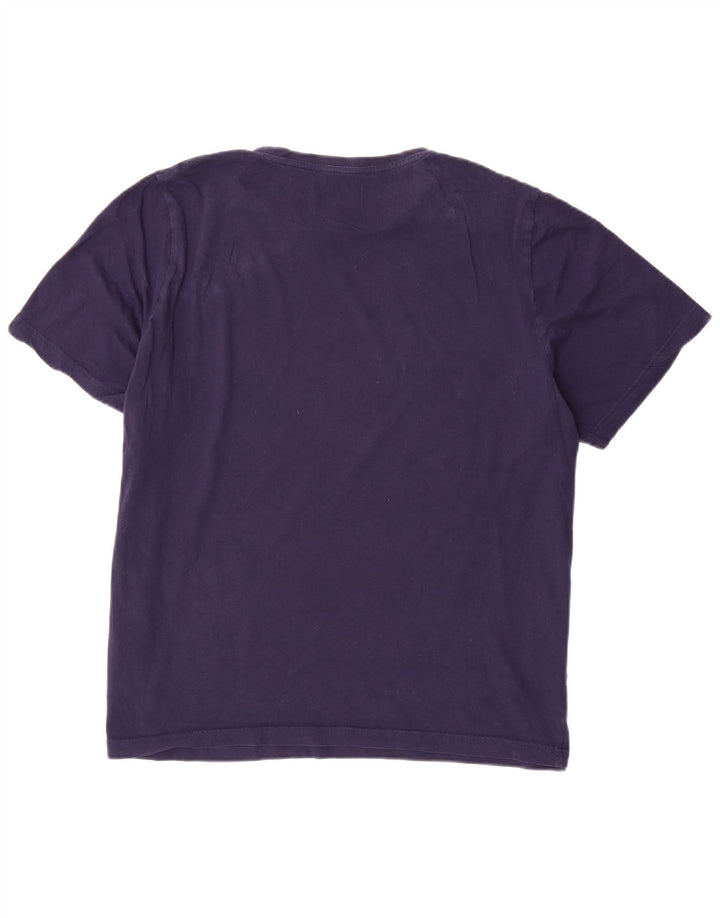 Puma Mens Graphic T-Shirt Top XL Navy Blue Cotton