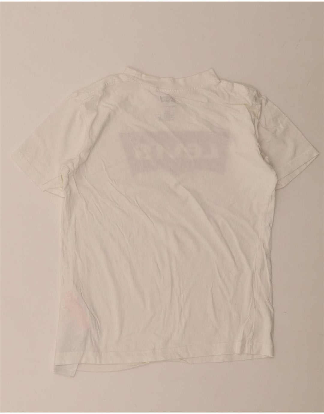 Levi's Boys Graphic T-Shirt Top 11-12 Years White Cotton