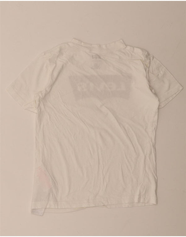 Levi's Boys Graphic T-Shirt Top 11-12 Years White Cotton