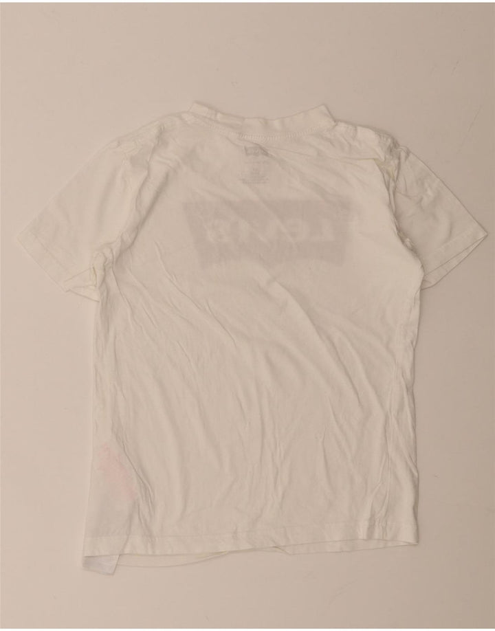 Levi's Boys Graphic T-Shirt Top 11-12 Years White Cotton