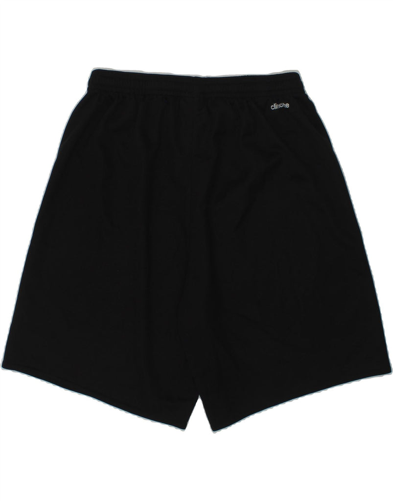 ADIDAS Boys Climalite Sport Shorts 13-14 Years Black Polyester | Vintage Adidas | Thrift | Second-Hand Adidas | Used Clothing | Messina Hembry 