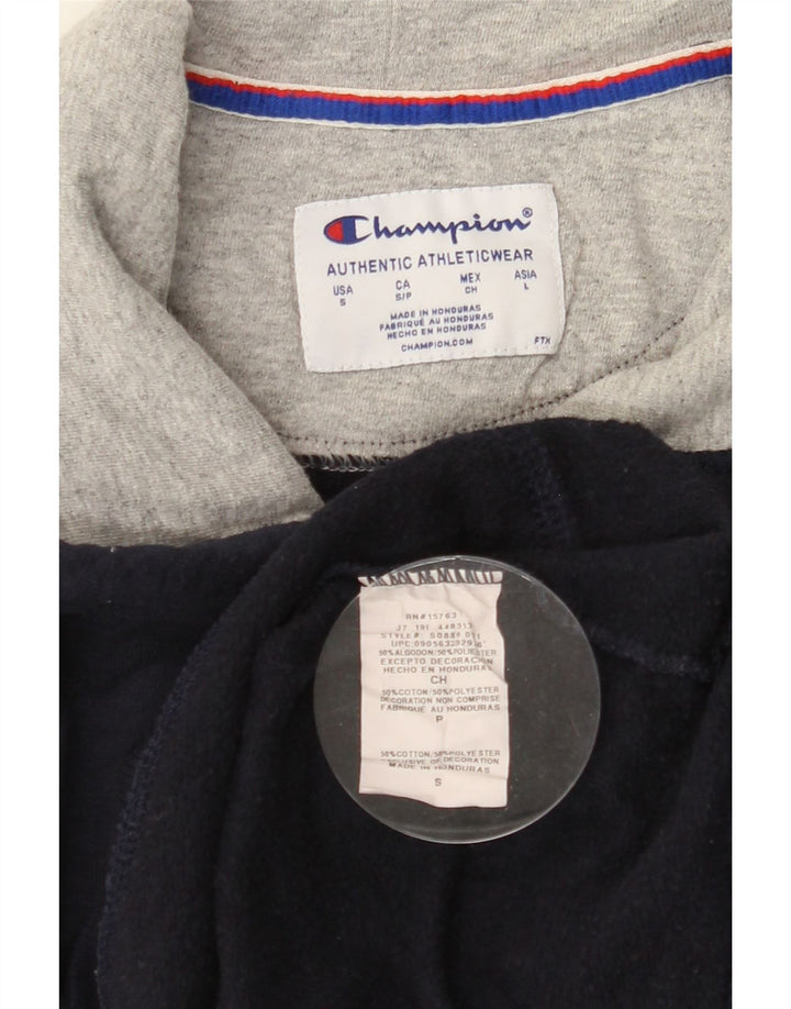 CHAMPION Mens Hoodie Jumper Small Navy Blue Cotton Vintage Champion and Second-Hand Champion from Messina Hembry 