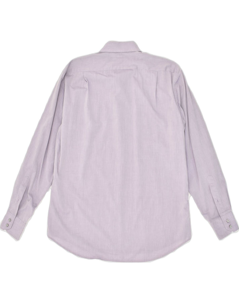 HUGO BOSS Mens Shirt Size 41 16 Large Purple Cotton | Vintage Hugo Boss | Thrift | Second-Hand Hugo Boss | Used Clothing | Messina Hembry 