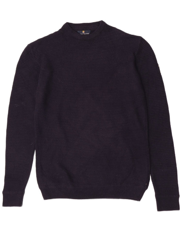 Marina Militare Mens Turtle Neck Jumper Sweater 2XL Navy Blue Cotton