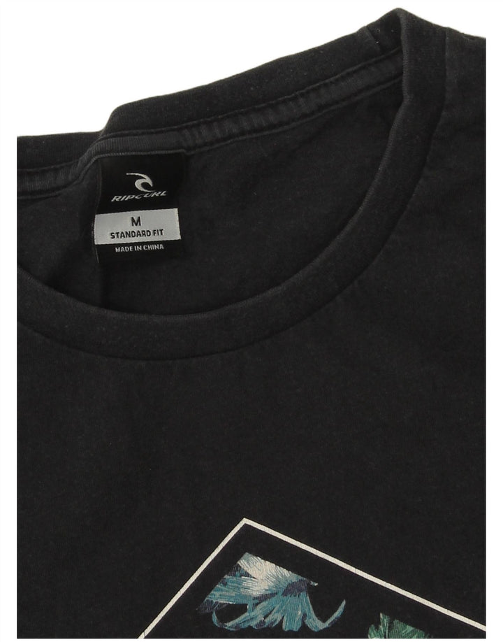 Rip Curl Mens Standard Fit Graphic T-Shirt Top Medium Navy Blue Cotton
