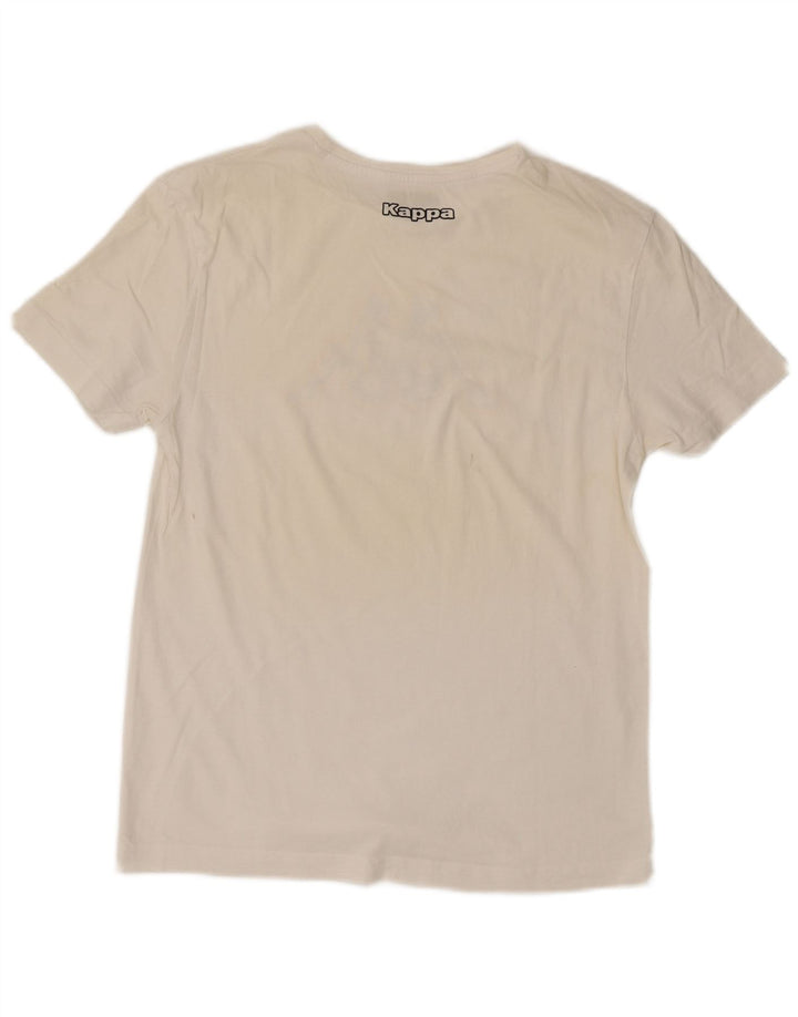 Kappa Womens Graphic T-Shirt Top UK 18 XL White