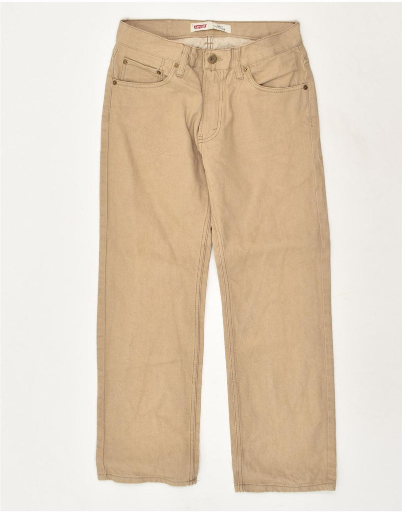 LEVI'S Boys 505 Straight Jeans 15-16 Years W28 L28  Beige Cotton | Vintage Levi's | Thrift | Second-Hand Levi's | Used Clothing | Messina Hembry 