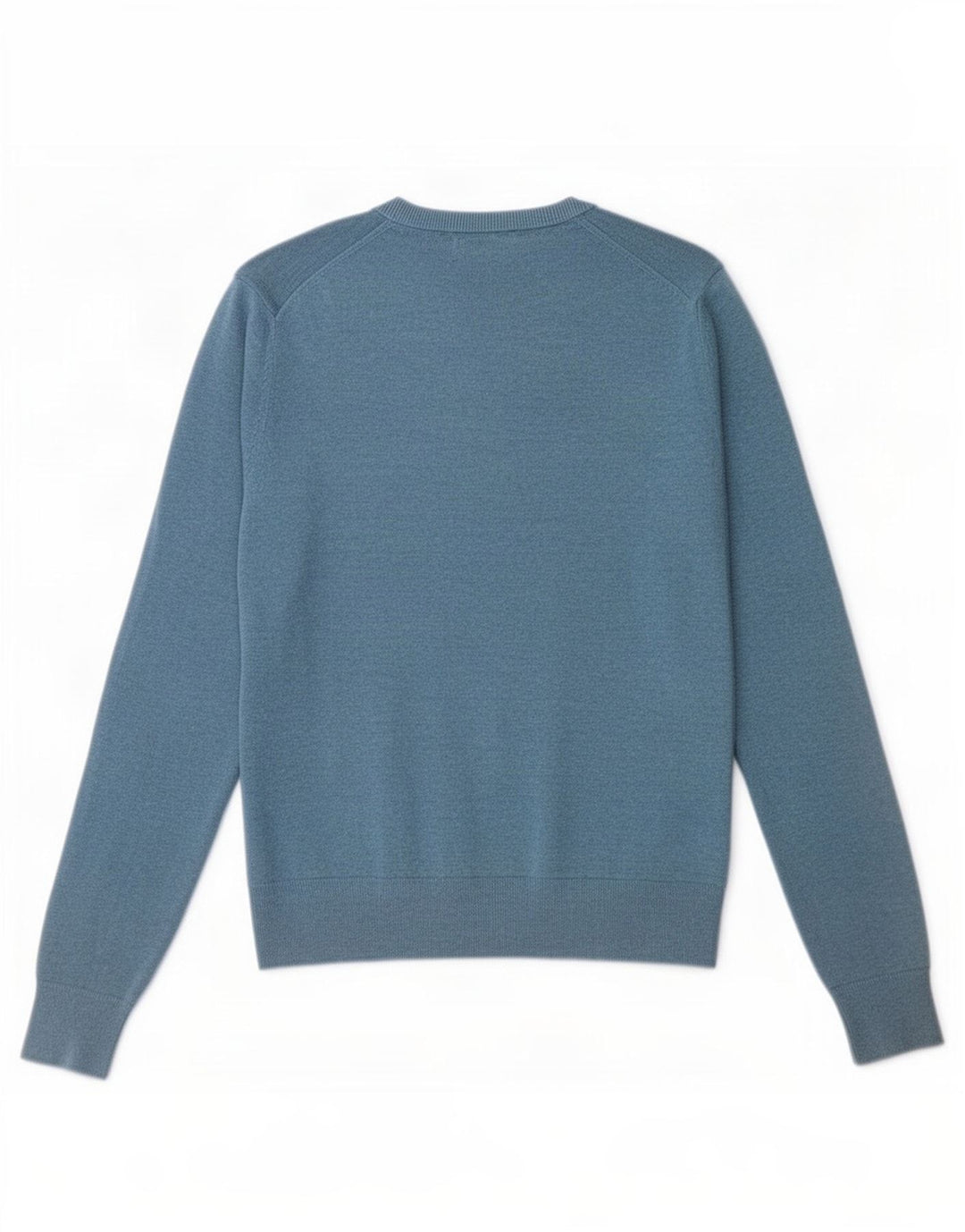 Marks & Spencer Mens Crew Neck Jumper Sweater Medium Blue Cotton