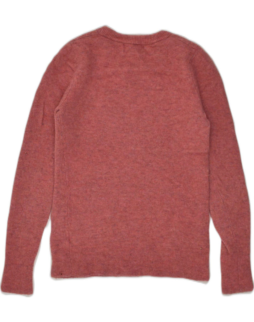 BANANA REPUBLIC Womens Crew Neck Jumper Sweater UK 10 Small Red Wool | Vintage Banana Republic | Thrift | Second-Hand Banana Republic | Used Clothing | Messina Hembry 